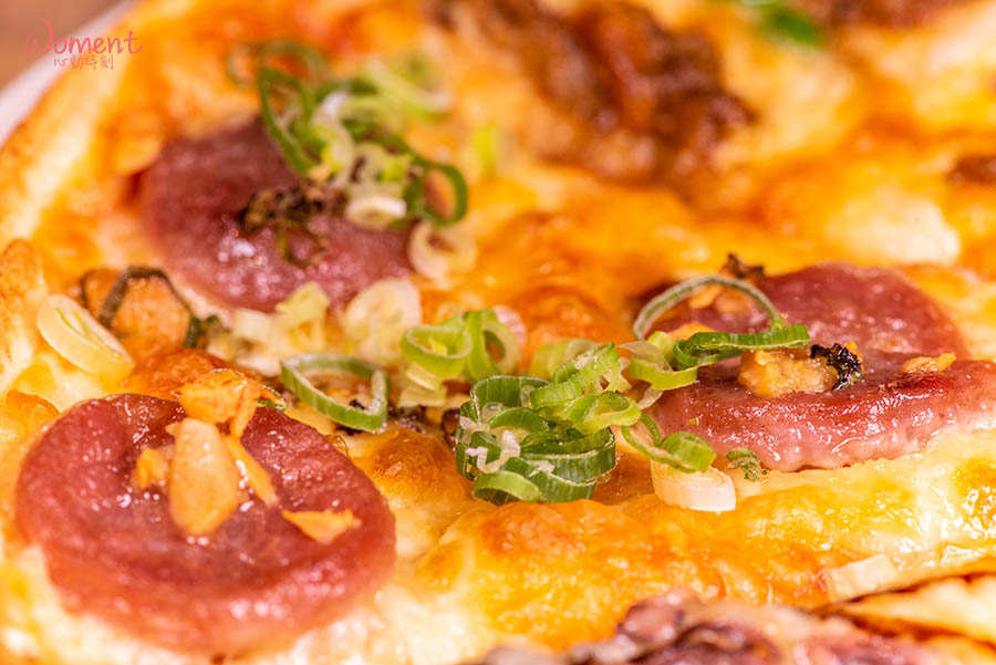 淡水輕軌美食-義米蘭-香腸pizza
